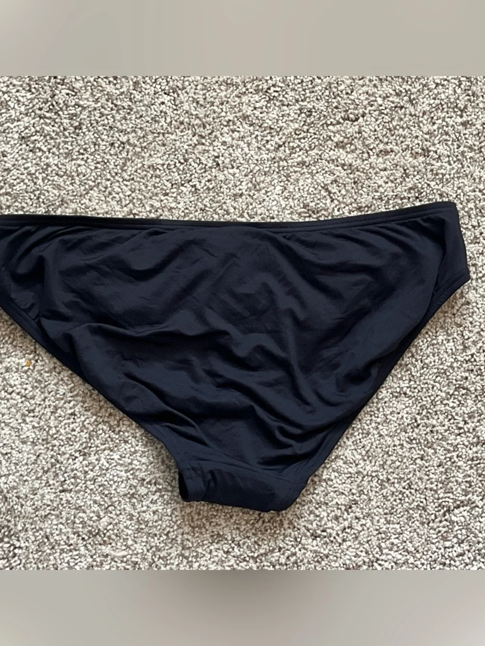 Michael Kors Black Bikini Bottom with Ring Accent